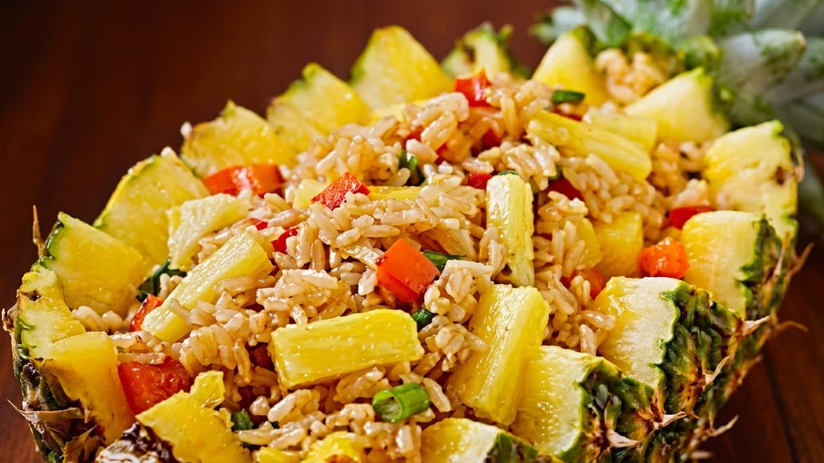 Pineapple fried rice