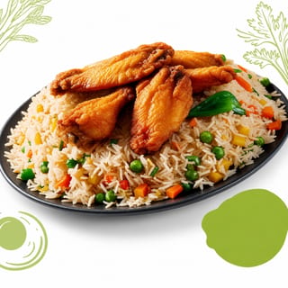 Chicken Wings Fried Rice